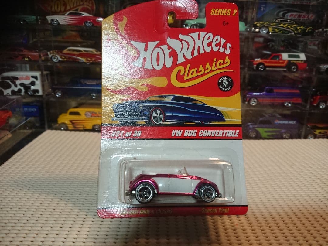 ホットウィール ＶＷ BUG コンバーチブル(ピンク)