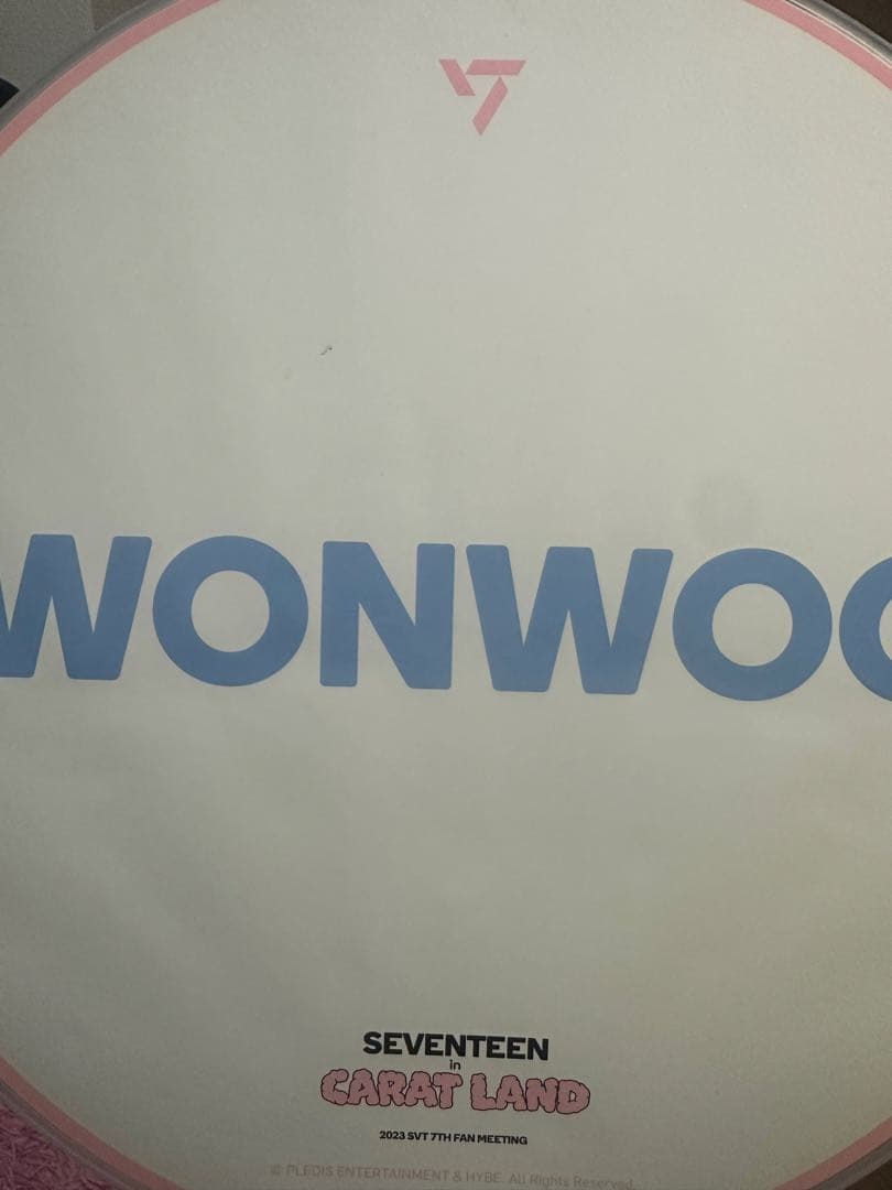 SEVENTEEN WONWOO ウォヌ ケレン うちわ セブチ ピケット