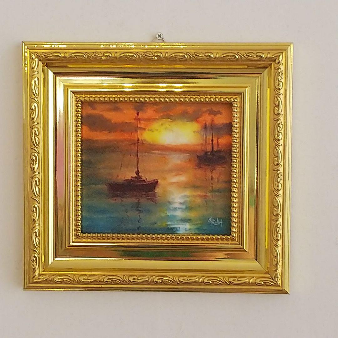 癒しの水彩画1127 sunset