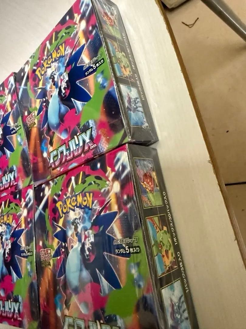 インフェルノX 4box シュリンク付き　ポケモンカード　ポケカ