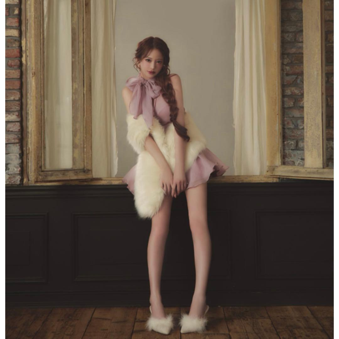 Brille Lune de brille mini dress＊pk M