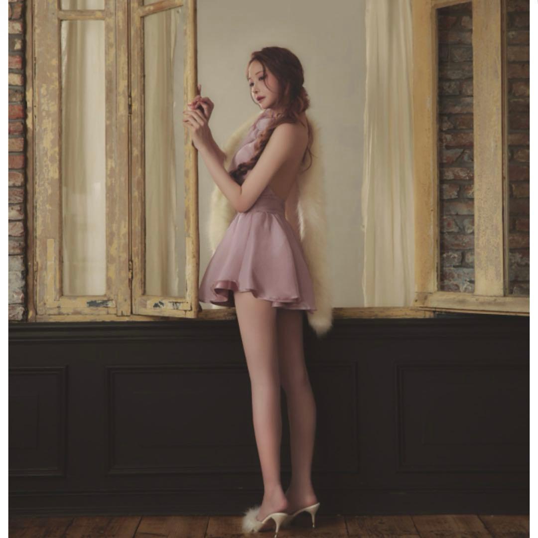 Brille Lune de brille mini dress＊pk M