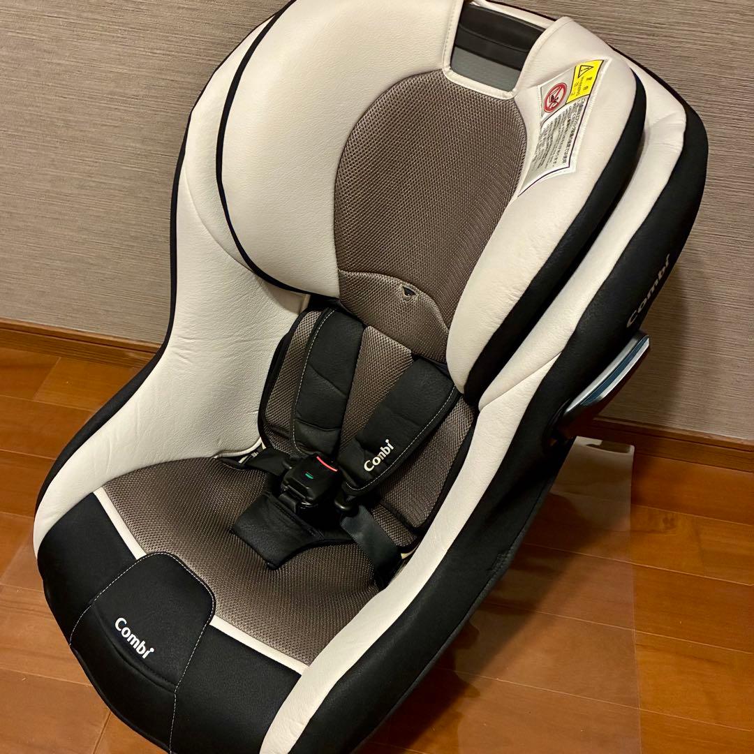 【極美品】コンビ マルゴットS トリノグレー チャイルドシート　シートベルト固定