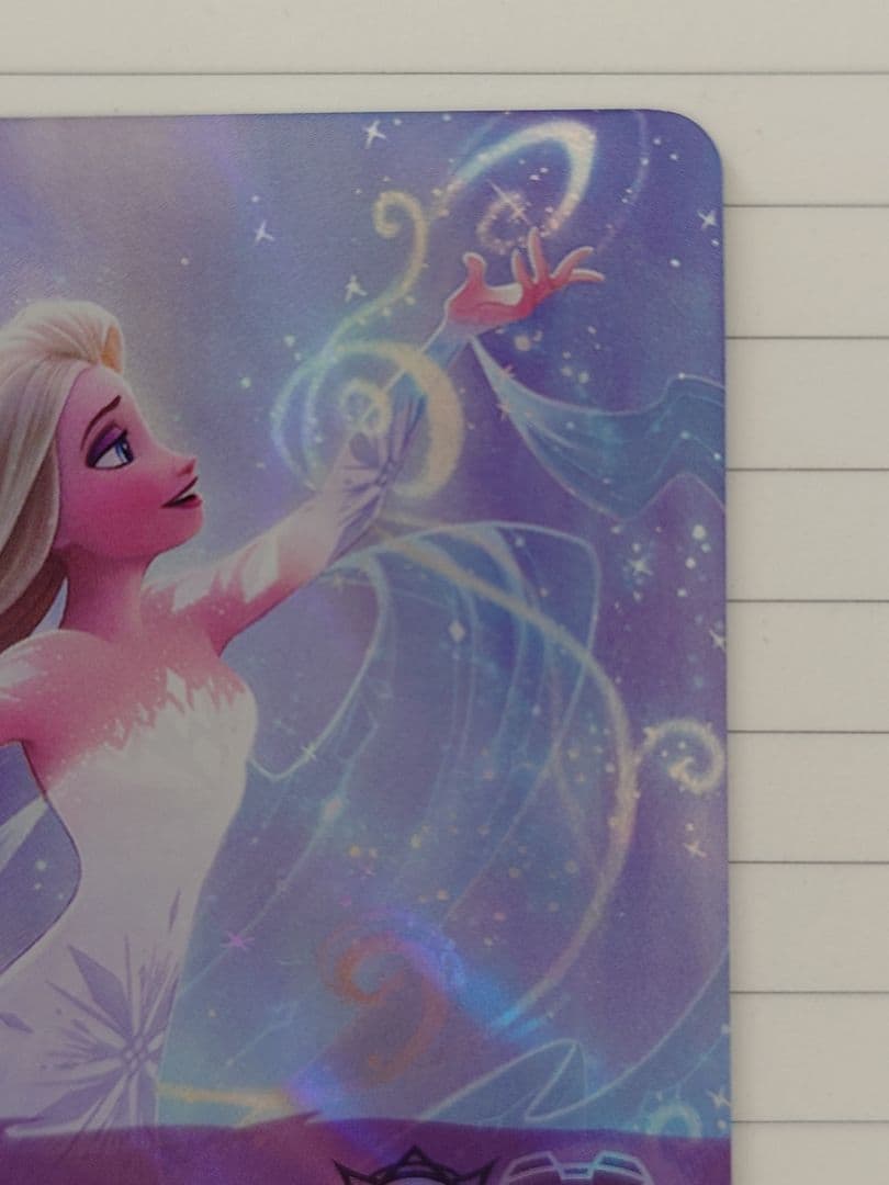 エルサ 冬の精霊　(エンチャンテッド)ロルカナカード　１枚　裏面初期傷有り