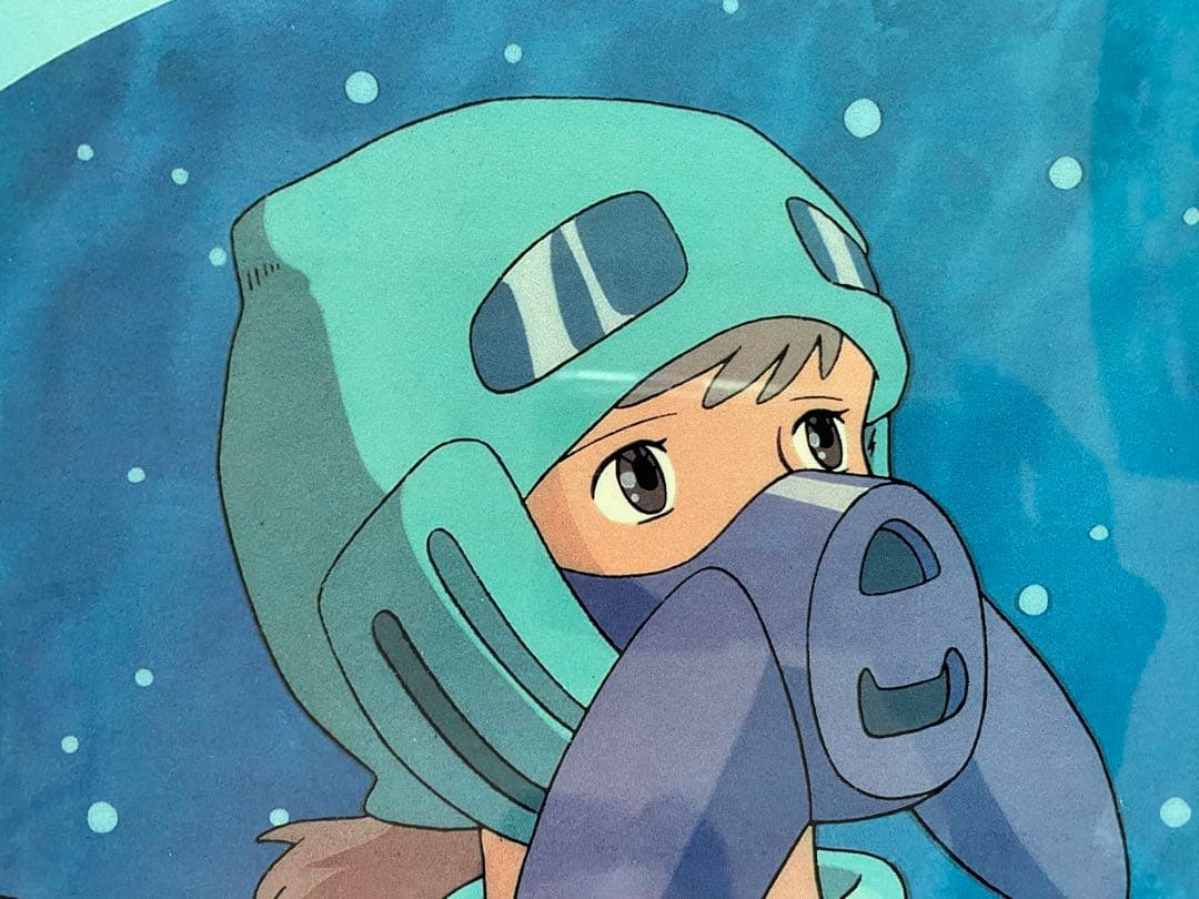 【激レア】風の谷のナウシカ　セルタッチポスターD ジブリ　宮崎駿　B4サイズ