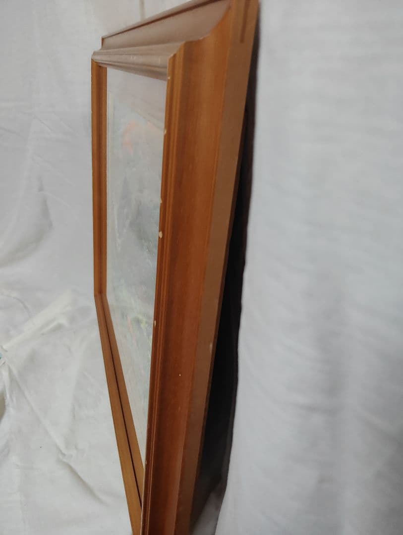 油彩画 小西安夫 エビー高原(韓国岳)