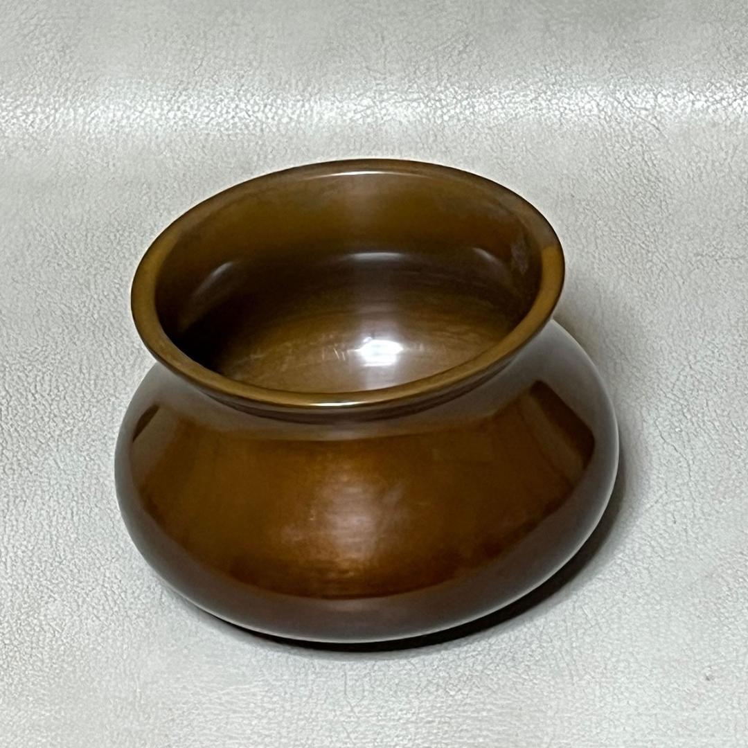 中川浄益 銅製 建水 木箱入り 茶道具 【k3424】