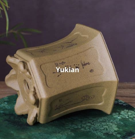 凹面六方鉢 盆栽鉢 植木鉢 小品盆栽鉢 大品盆栽鉢 台湾紫砂の鉢