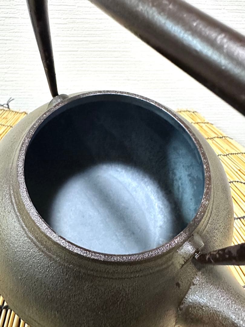 未使用品　南部宝星堂造　１３型　糸目肌　南部鉄瓶　NE様　売約済み