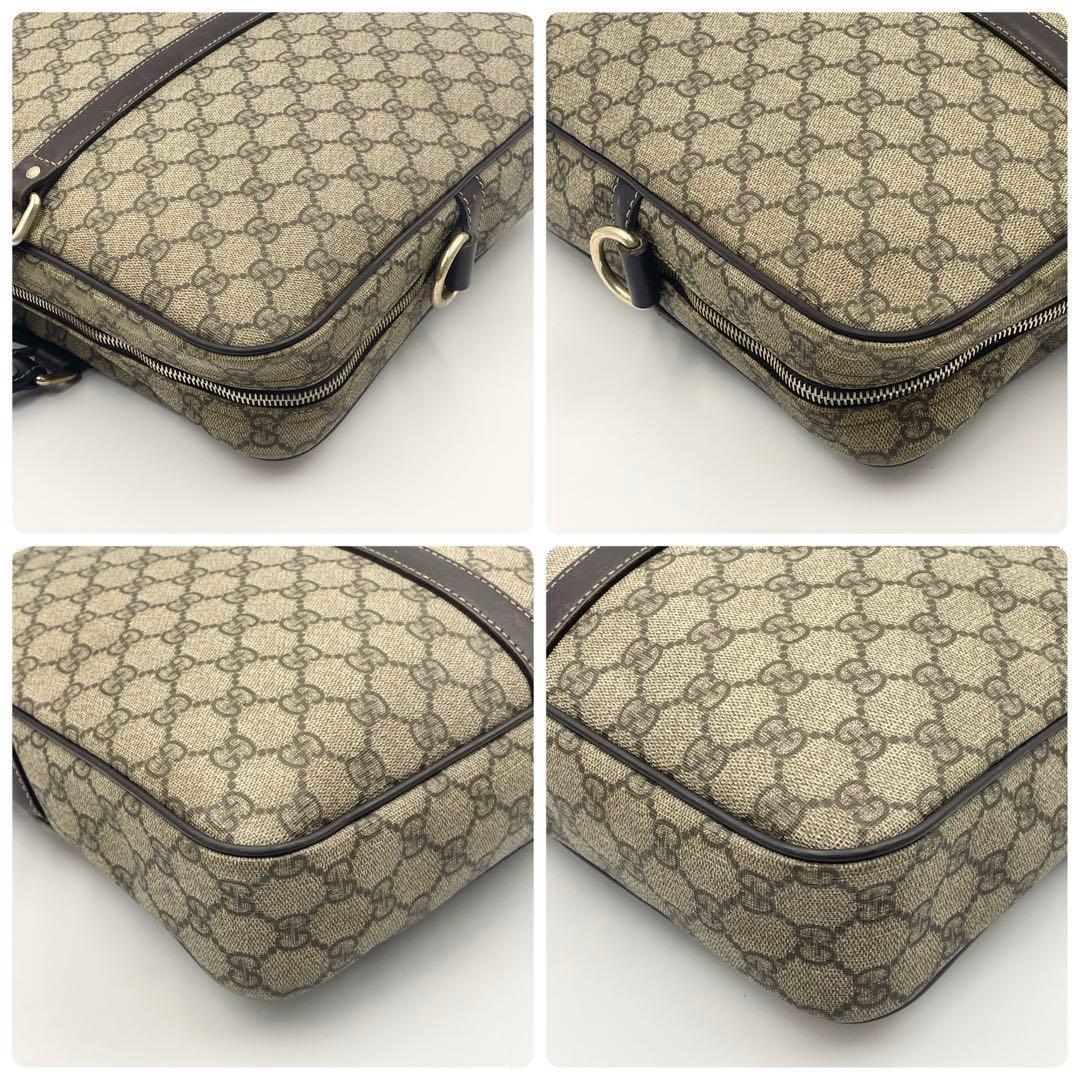GUCCI グッチ GGスプリーム ブリーフケース 2WAY ビジネス A4可