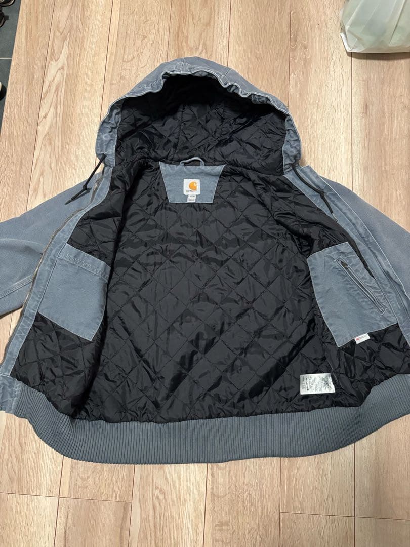 【希少カラー】carhartt カーハートアクティブジャケット L ダック生地