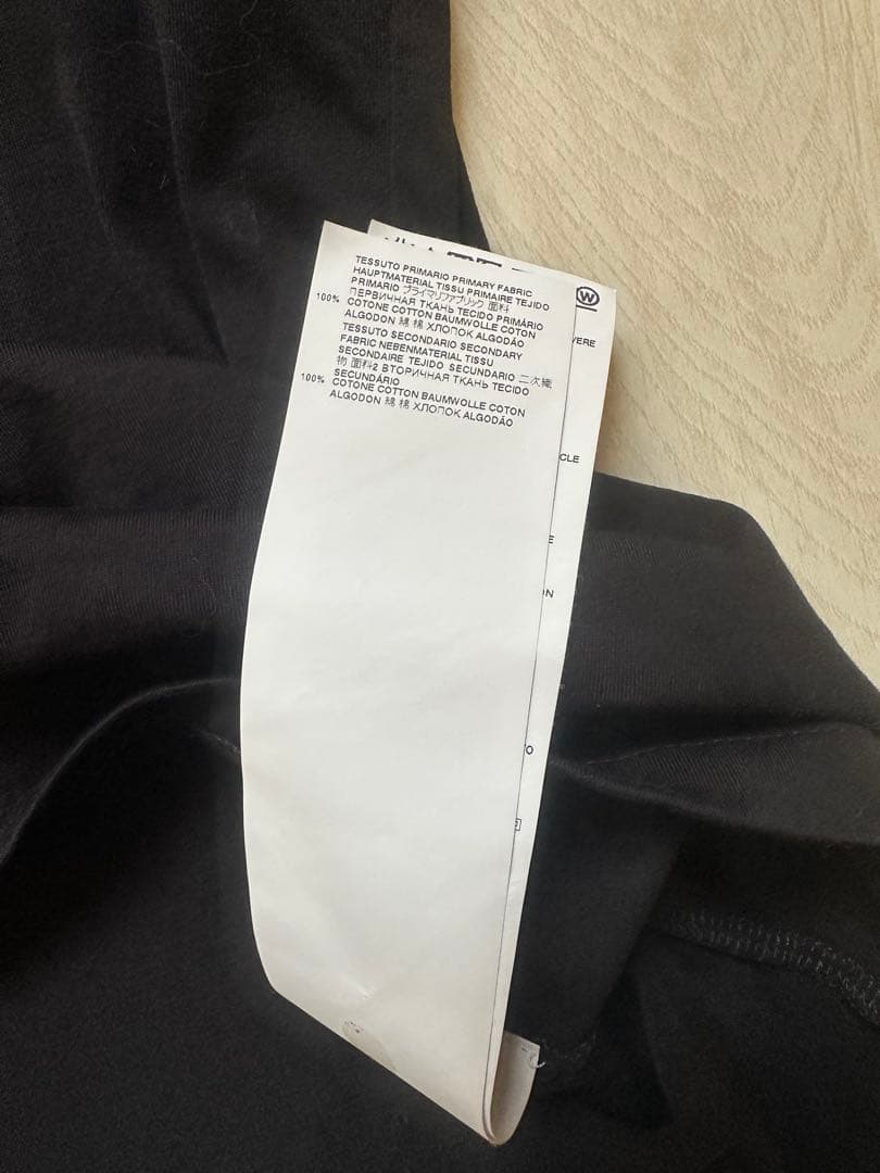 AMGMaison Margiela 10 刺繍ロゴTシャツ ブラック