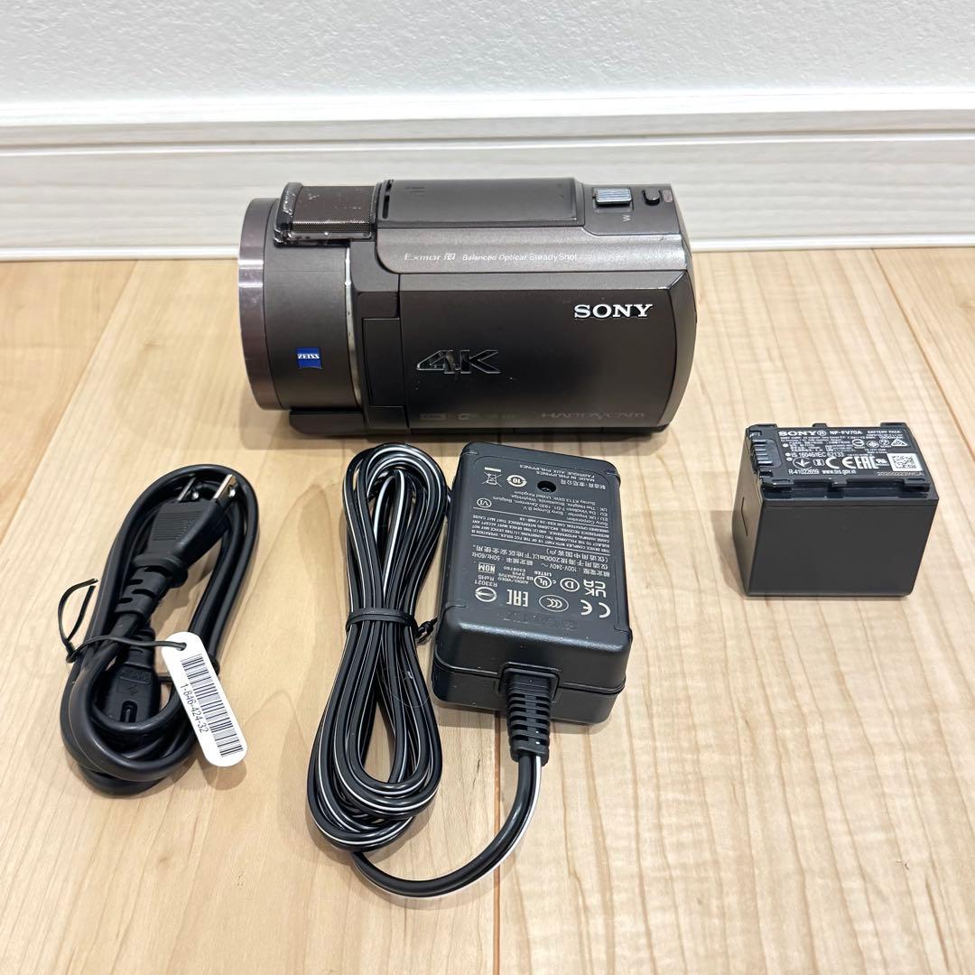 【良品】　SONY ソニー　4Kビデオカメラ FDR-AX45 Wi-Fi対応