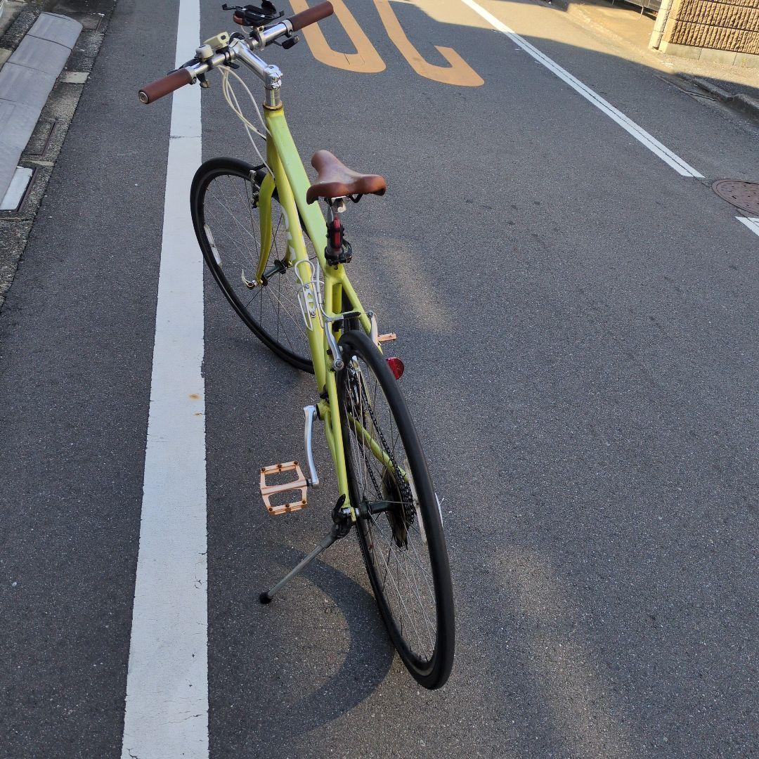 GIANT クロスバイク 3×8　ライムグリーン　杉並区引き取り限定