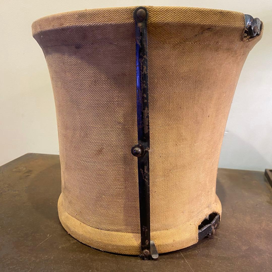 \"HANDY\" Folding Canvas Pail ビンテージ