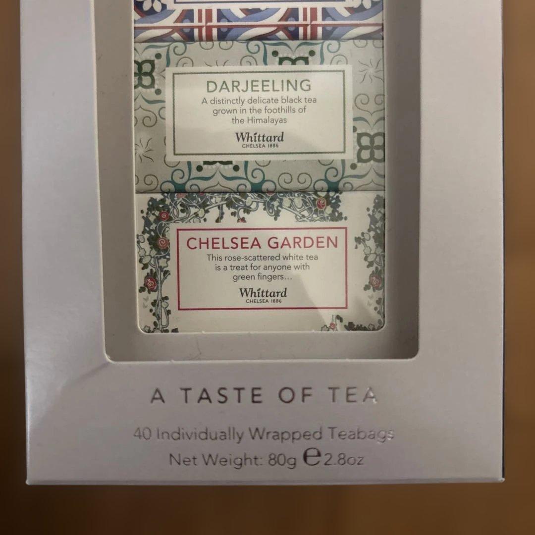 【新品】Whittard 紅茶40パック　A TASTE OF TEA