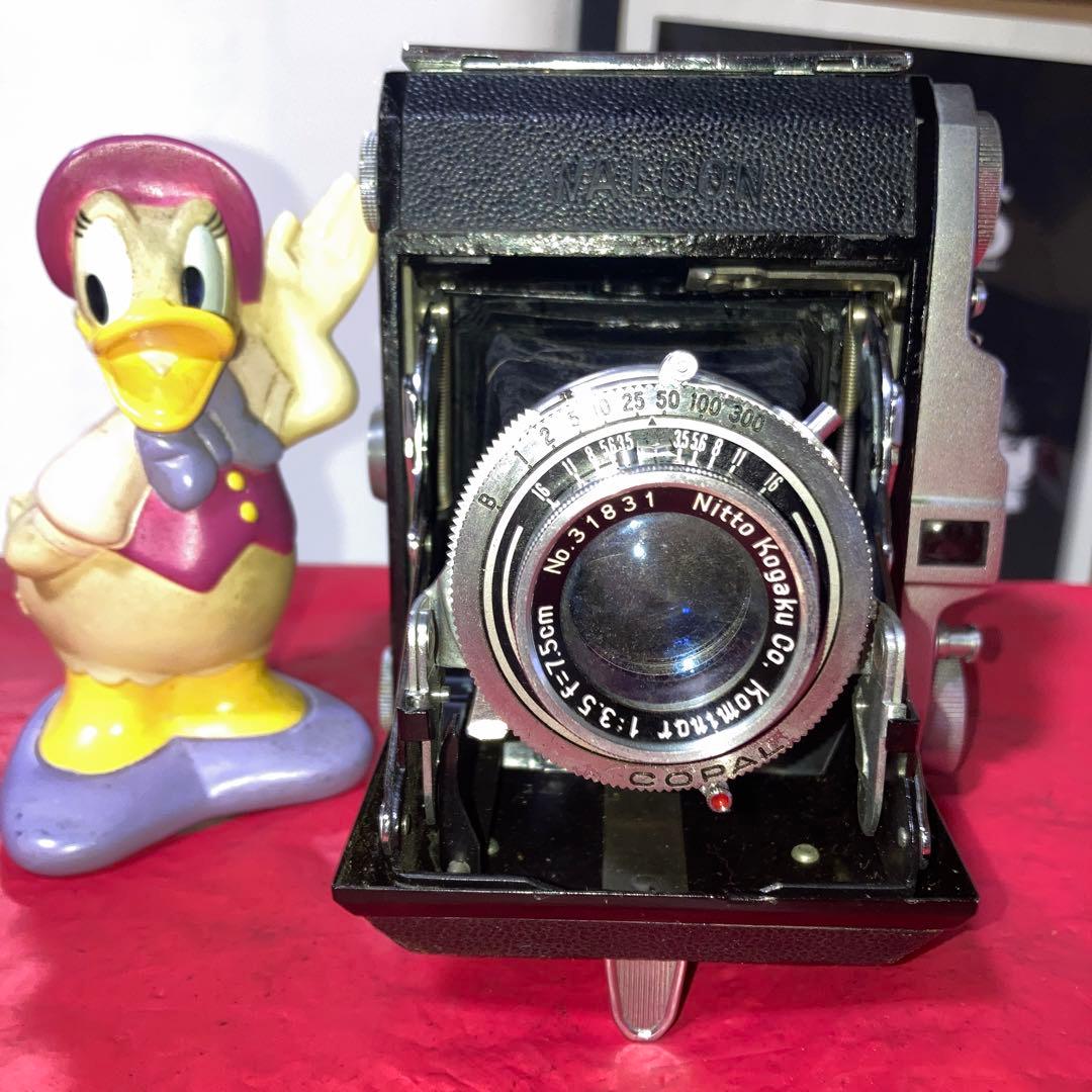 ヴィンテージ蛇腹WALCON COPAL中判カメラNitto kogaku完動品