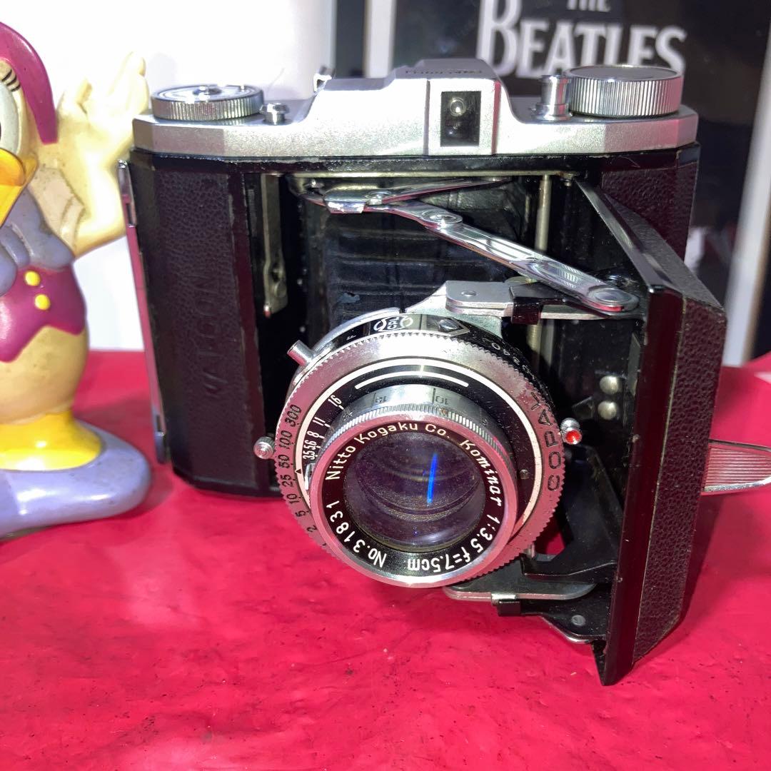 ヴィンテージ蛇腹WALCON COPAL中判カメラNitto kogaku完動品