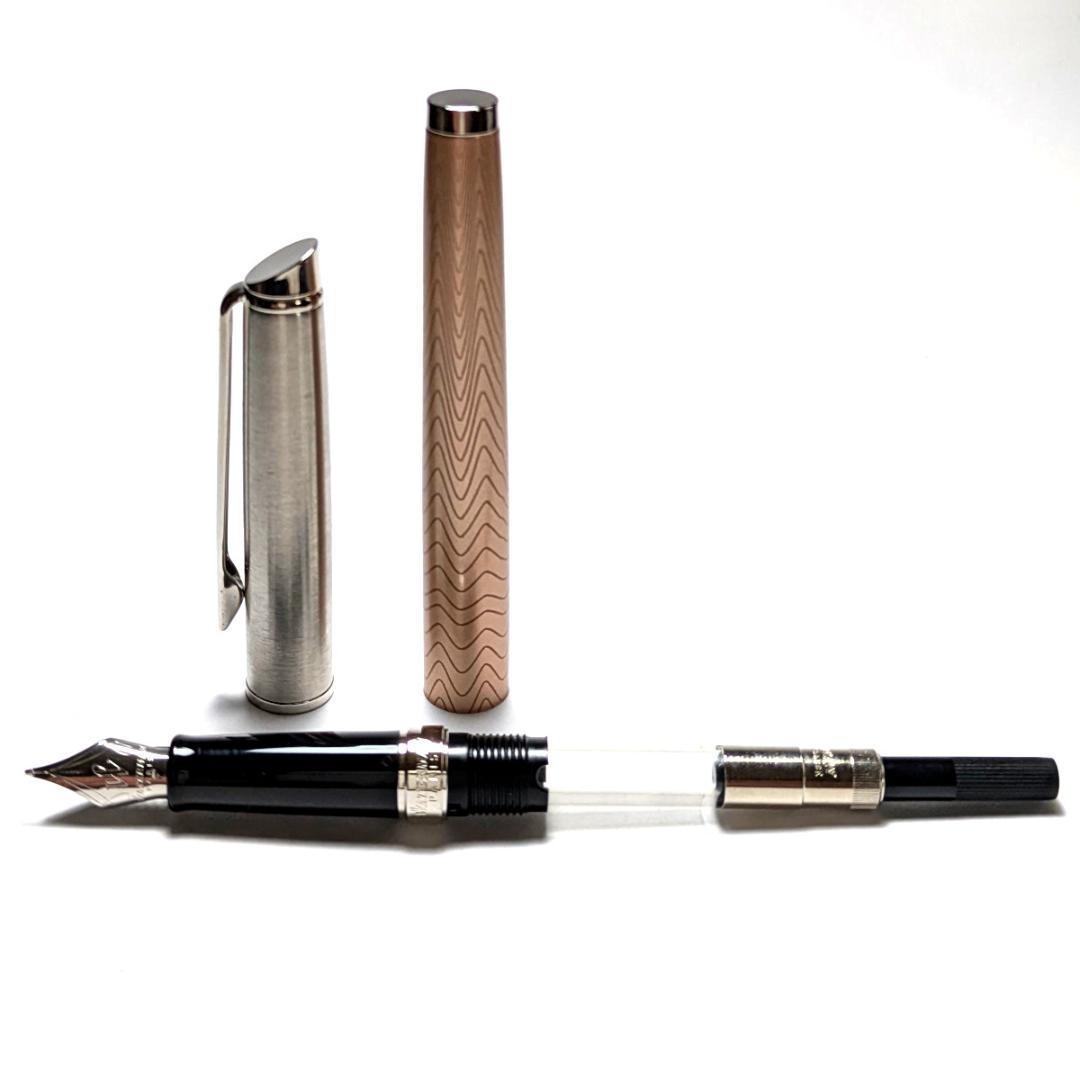 wmf4 ウォーターマン万年筆 メトロポリタンDX ローズウェーブCT クローム