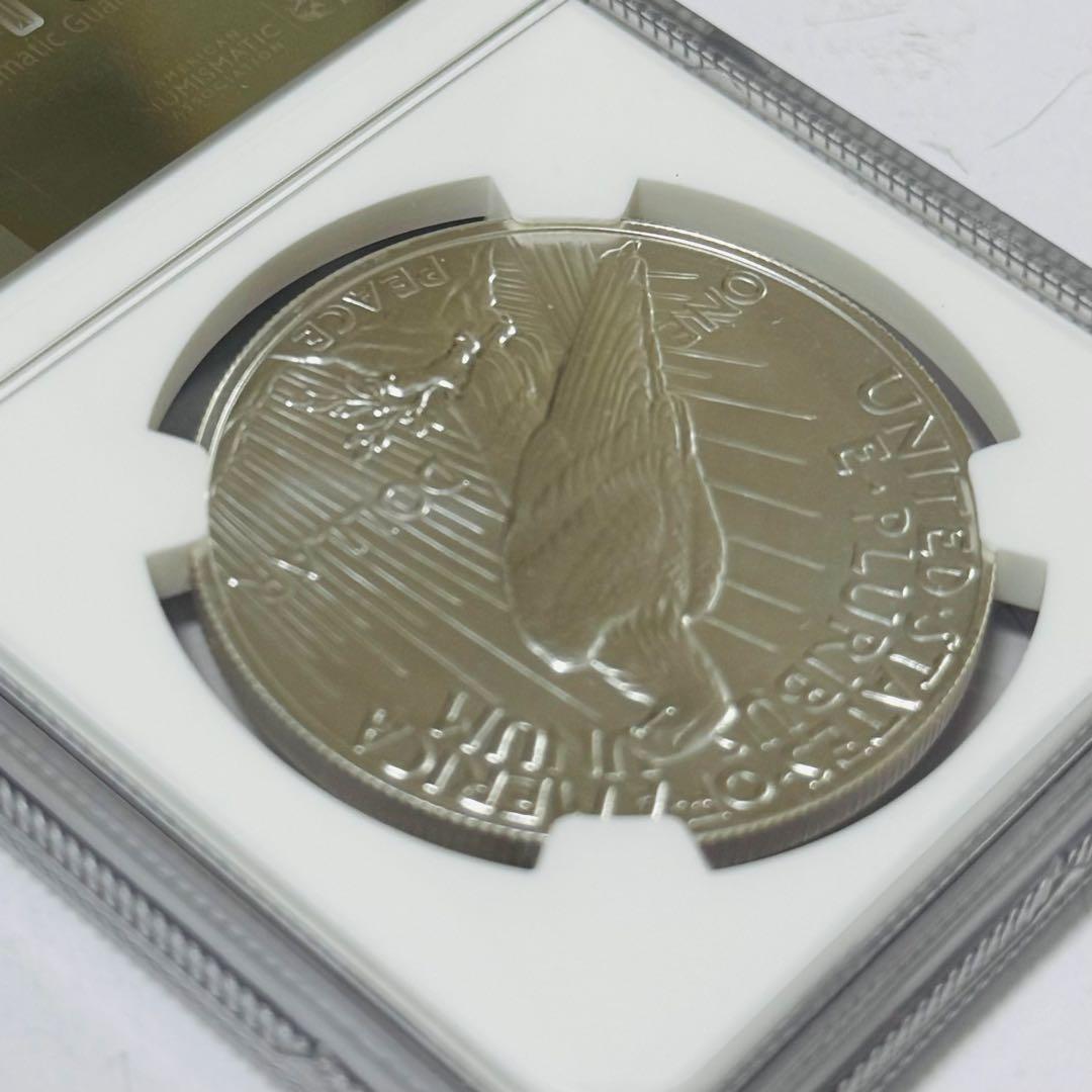 アメリカ2023年ピース1ドル銀貨 NGC MS70