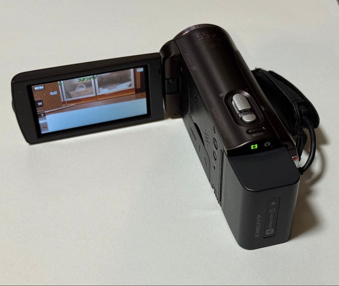 Sony HDR-CX270V ビデオカメラ 動作確認済み、純正大容量バッテリー