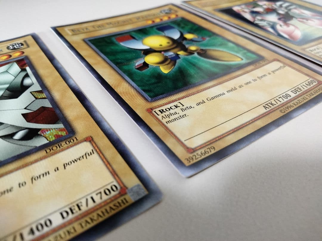 遊戯王OCG アルファ・ベータ・ガンマの磁石戦士セット 海外版