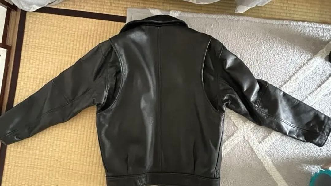 Schott ブラック シングルライダースジャケット