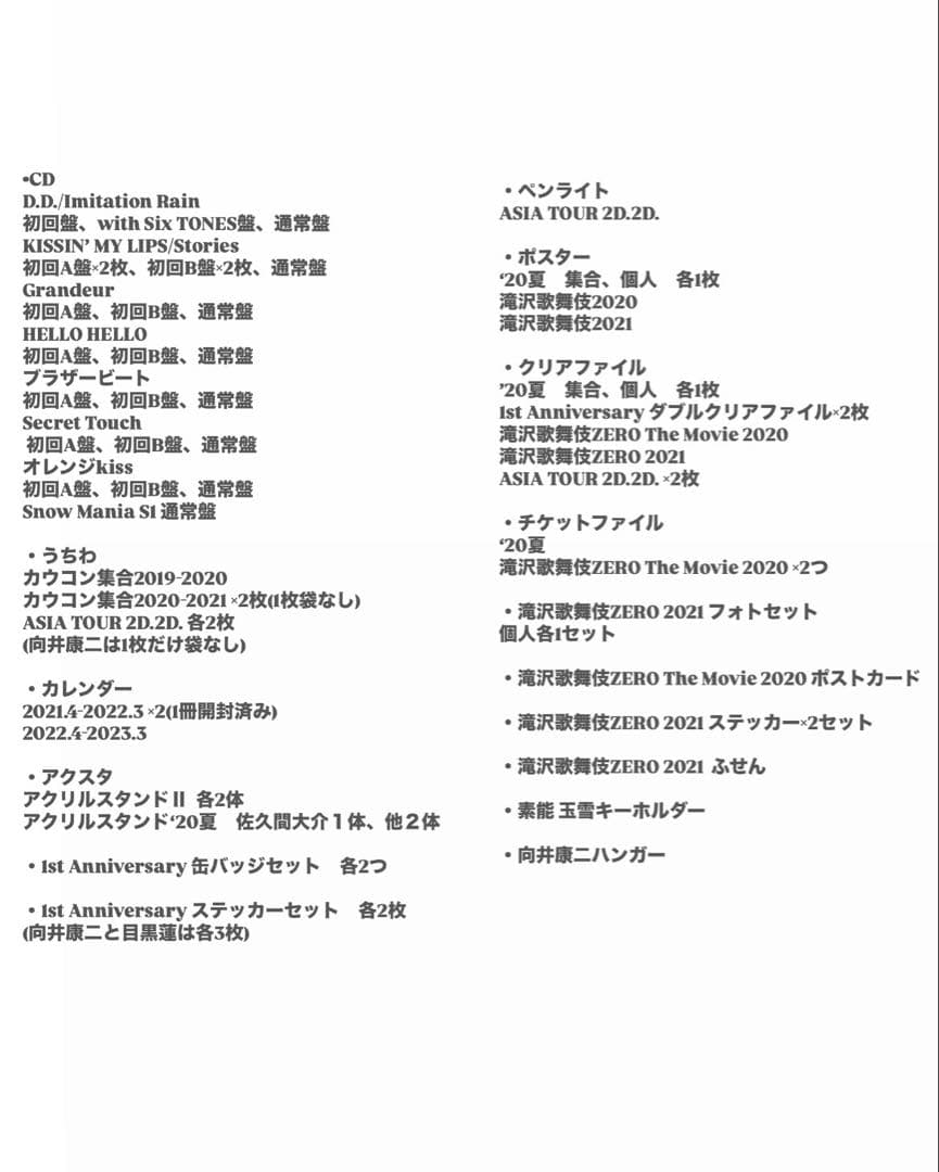 Man グッズ　大量