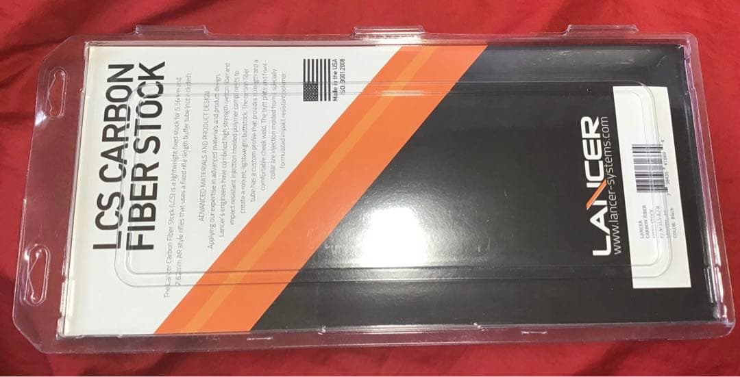 ランサーシステムズ製　実物カーボンファイバーLCSストックA2ストック　 新品