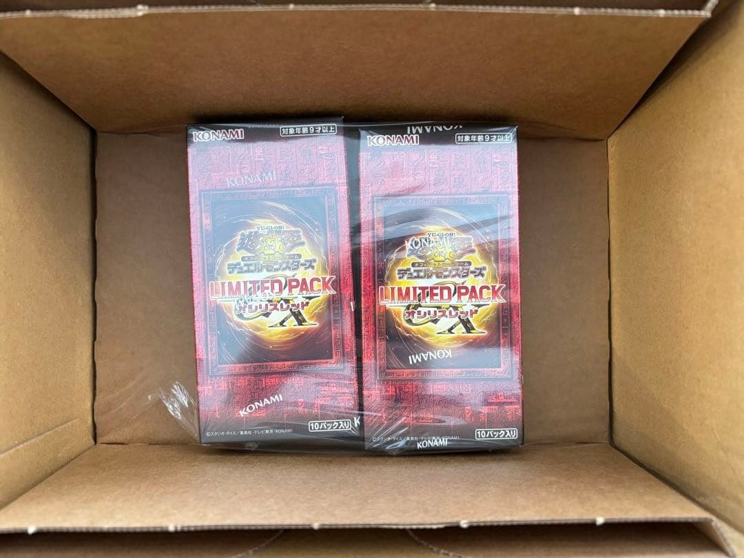 シュリンク付き　オシリスレッド　遊戯王OCG デュエルモンスターズ 2BOX