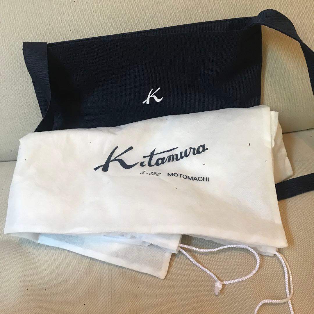 Kitamura 電車イラスト ショルダーバッグ ネイビー