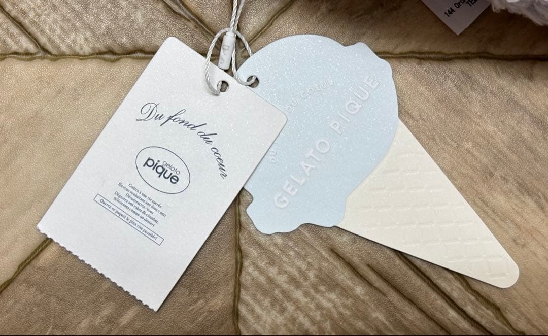 ジェラートピケ 上下セット【未使用保管品】ラベンダー