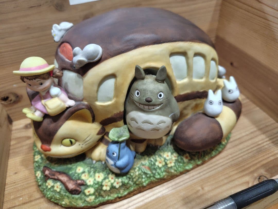 となりのトトロ　セキグチオルゴール　めい　ネコバス　スタジオジブリ　宮崎駿