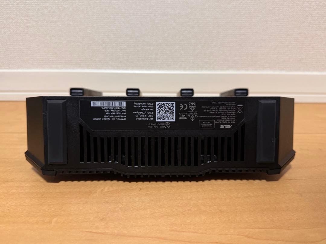 エイスース Wi-Fiルーター トライバンド Wi-Fi 7 RT-BE92U