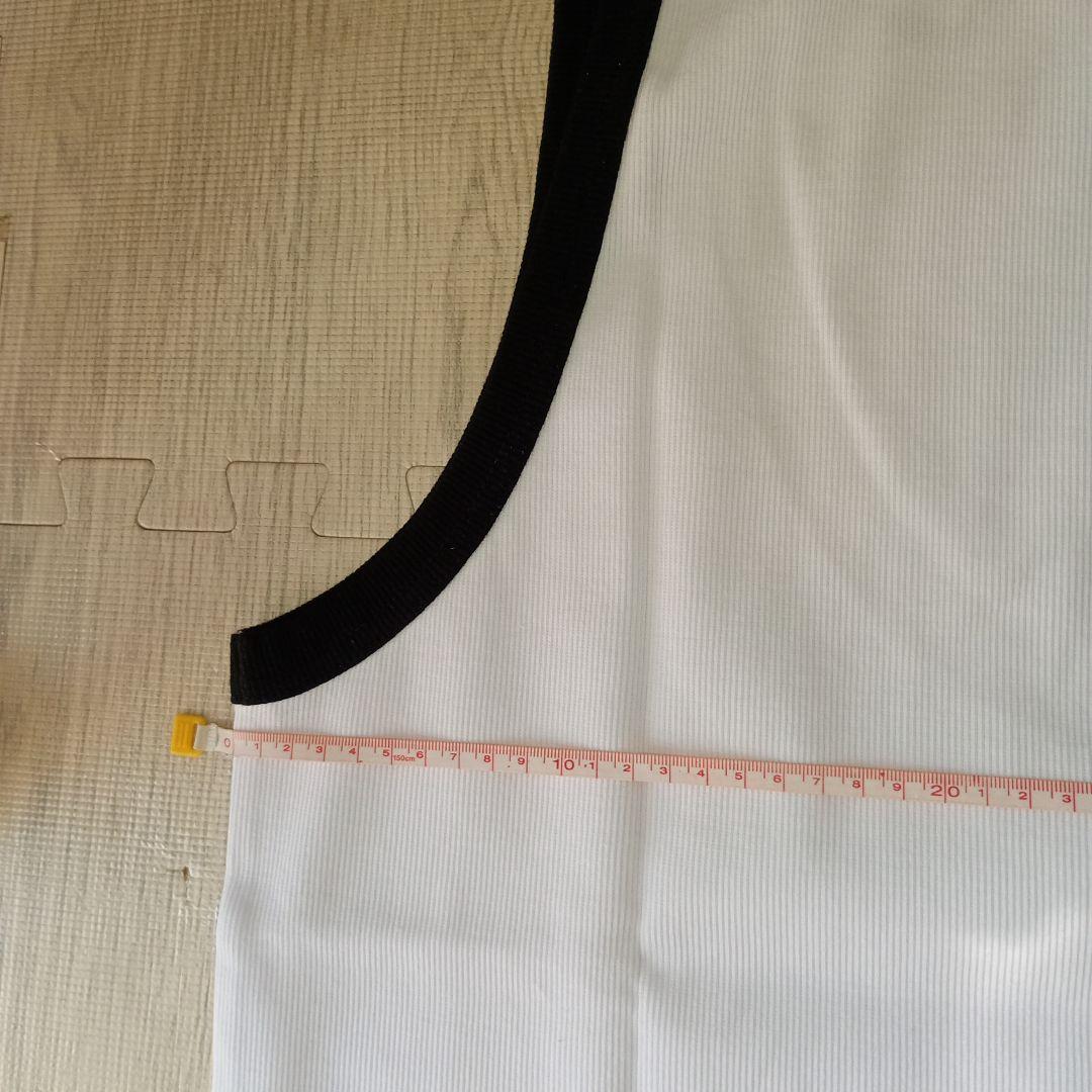 人気カラーモデル！ロゴ 　筋トレ クロノス cronos　サイズ42　白✕黒　綿