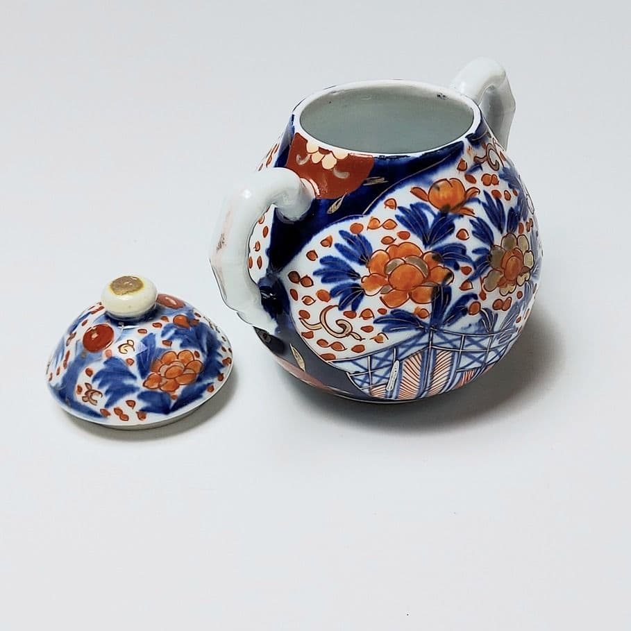 22-342　古伊万里シュガーポット