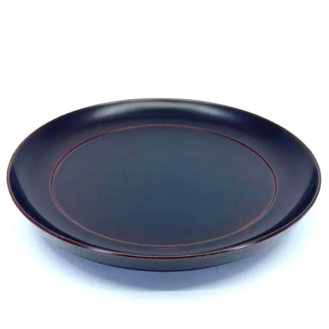 岩舘正二/隆　浄法寺塗高台八寸盛皿