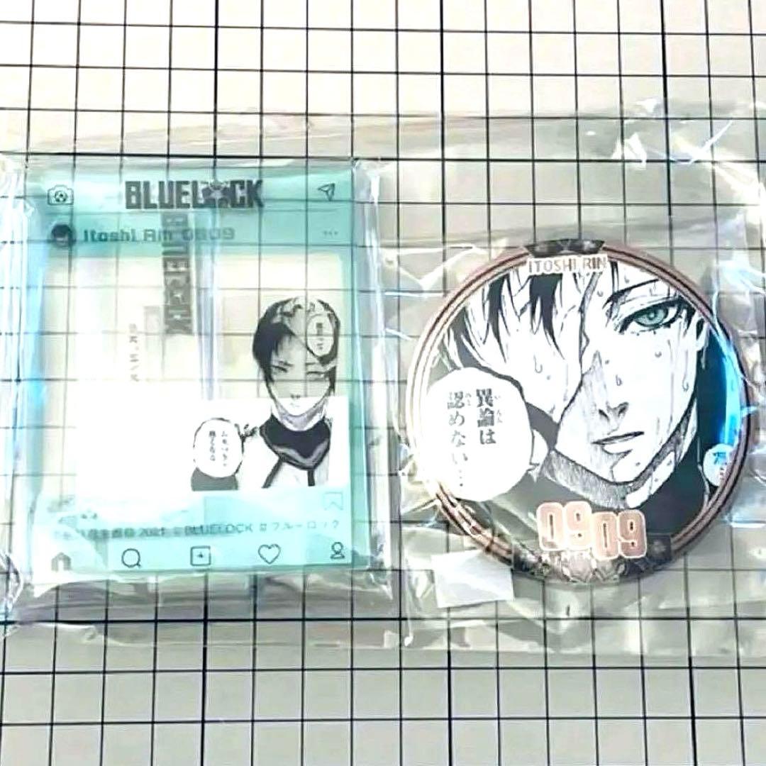 レア 糸師凛 ブルーロック バースデー アクリルスタンド 缶バッジ アクスタ