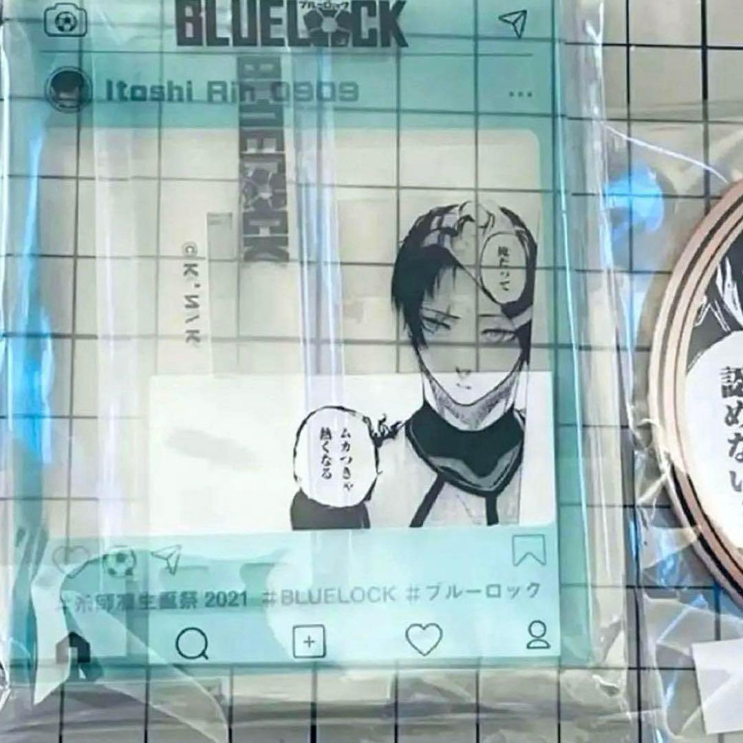 レア 糸師凛 ブルーロック バースデー アクリルスタンド 缶バッジ アクスタ