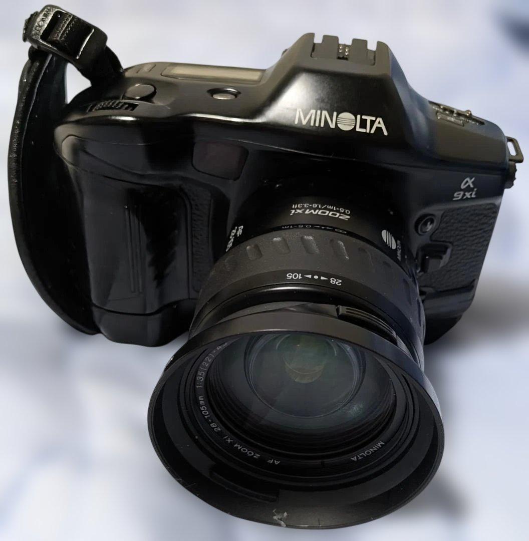 実用美品 MINOLTA α-9xi xiズーム28-105 インテリカード5枚