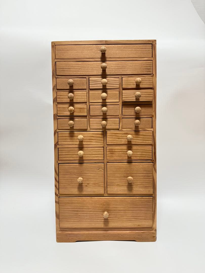 木製　引き出し収納家具　引き出し　アンティーク　レトロ　古道具