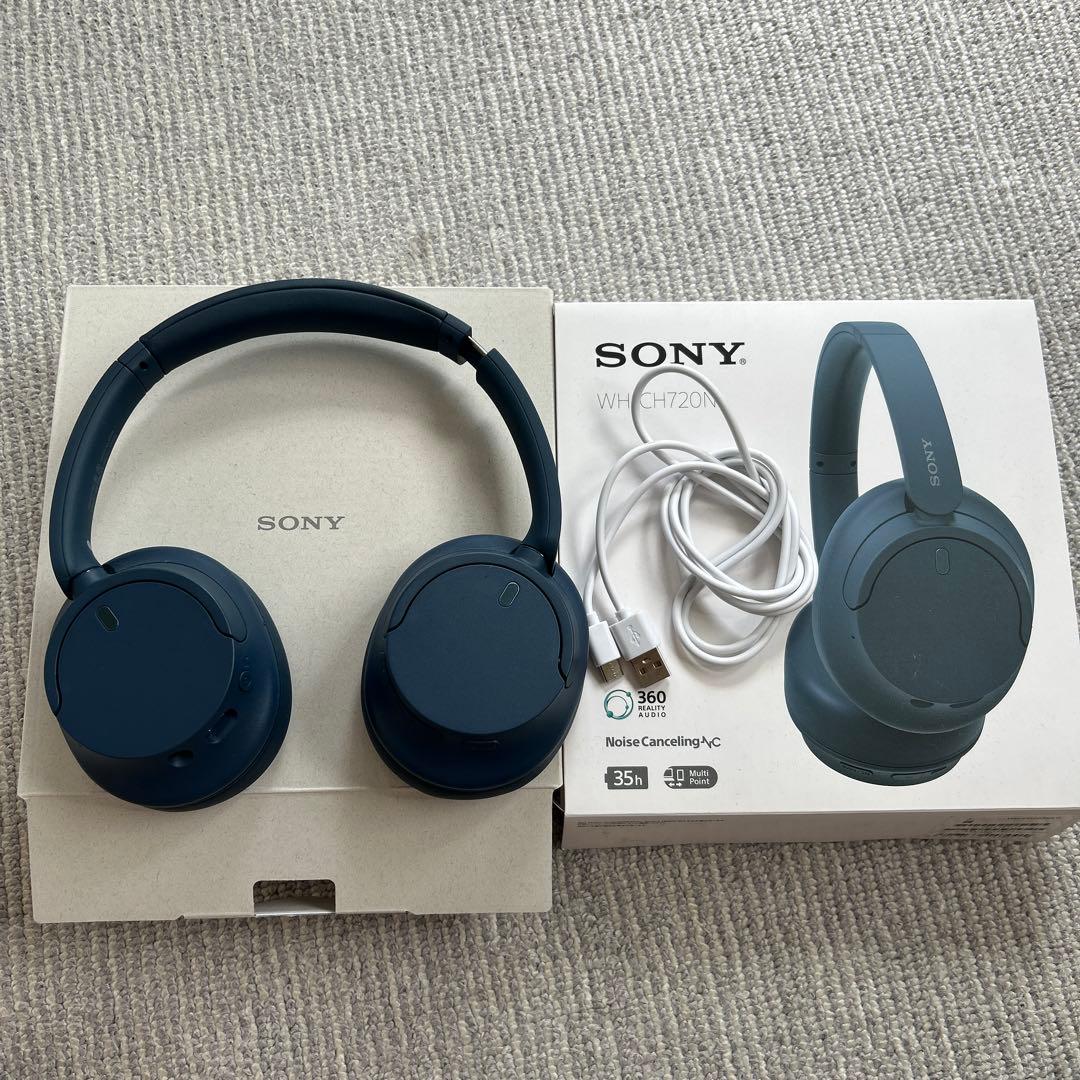 sony wh-ch720n ソニー　ヘッドホン　ブルー