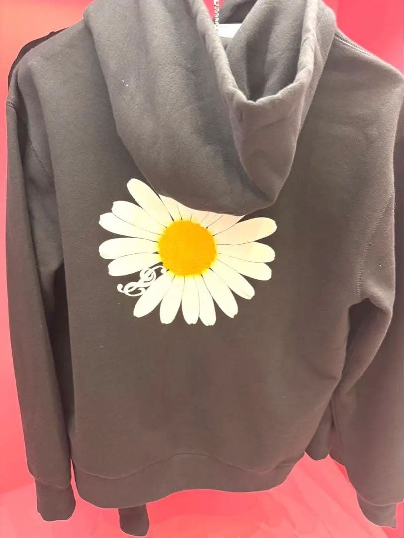 PEACEMINUSONE MAMA ジップアップフーディー ブラック M