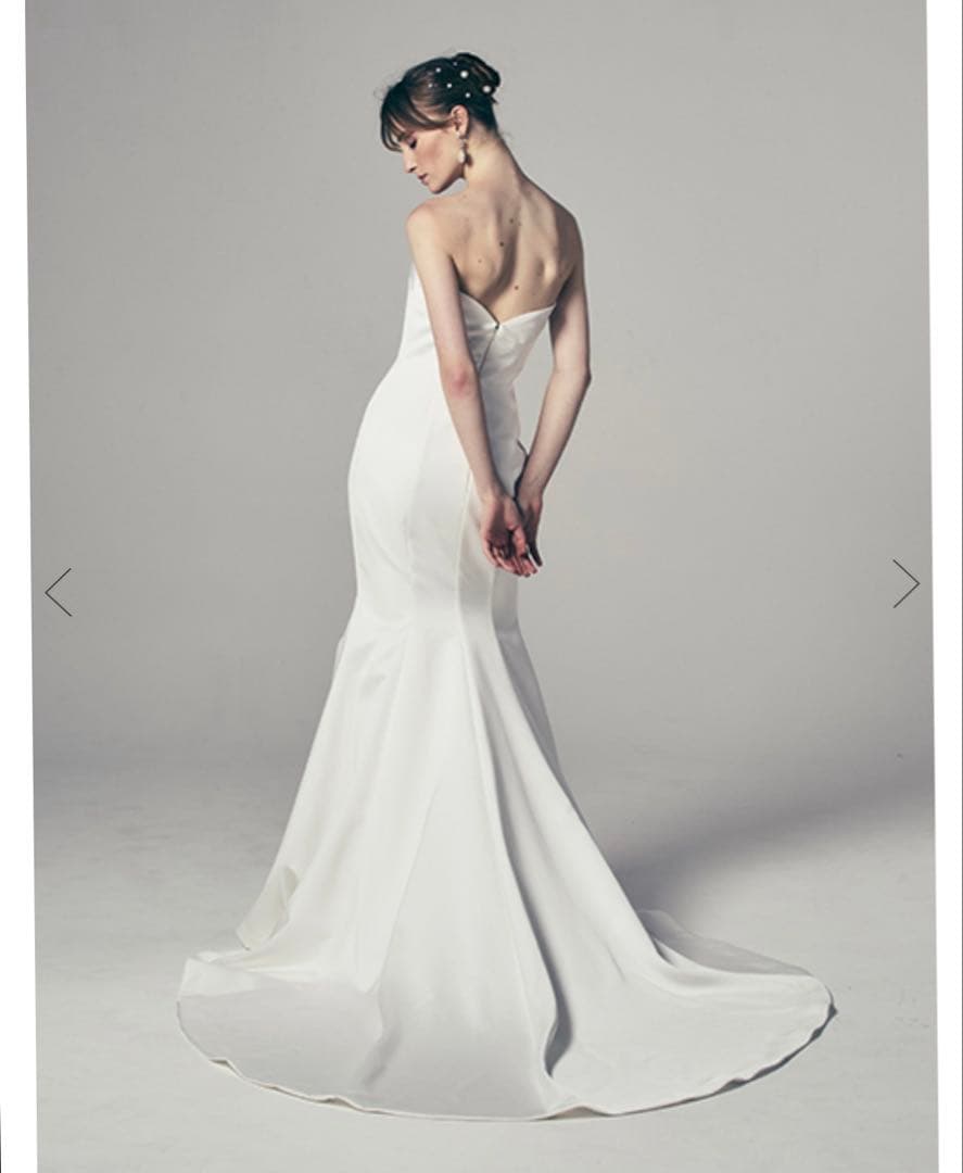 桂由美　ウェディングドレス　取り外し可能リボン付き　値段交渉受付