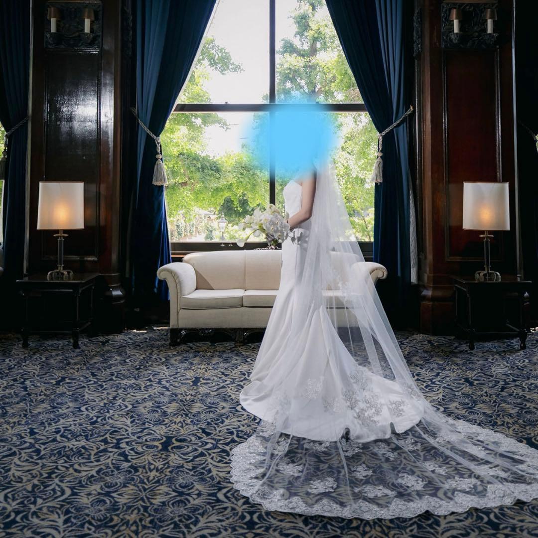 桂由美　ウェディングドレス　取り外し可能リボン付き　値段交渉受付