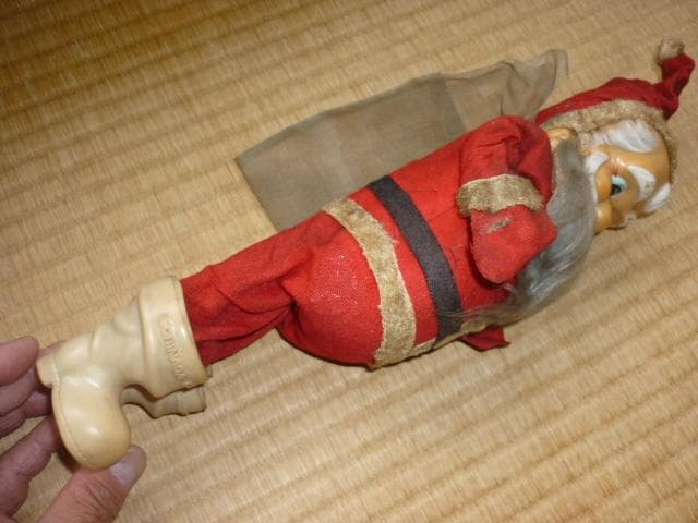 極希少 非売品 昭和10年頃◆森永キャンデーストア 銀座店 店頭用サンタクロース