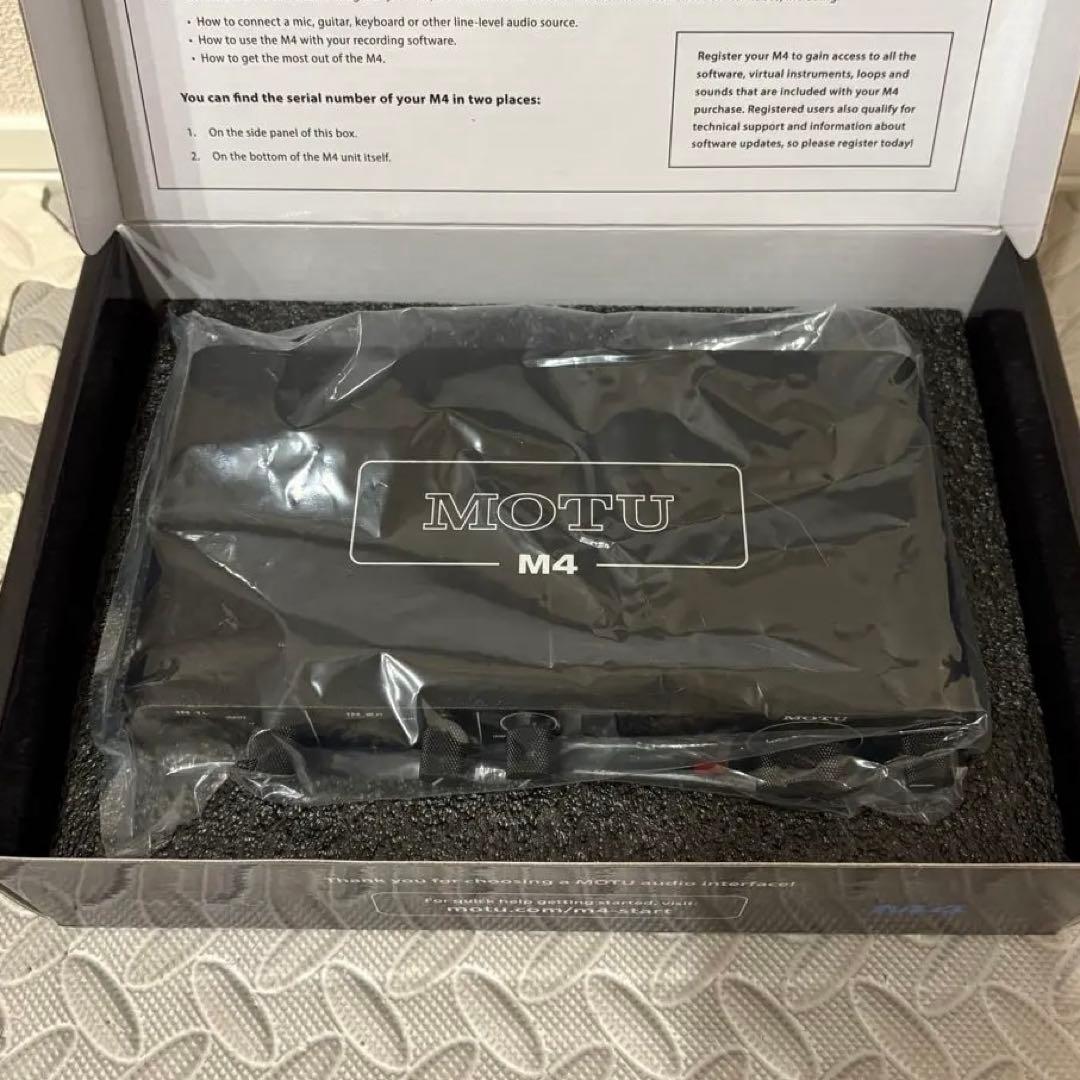 【美品】MOTU M4 高音質オーディオインターフェース ※送料込み