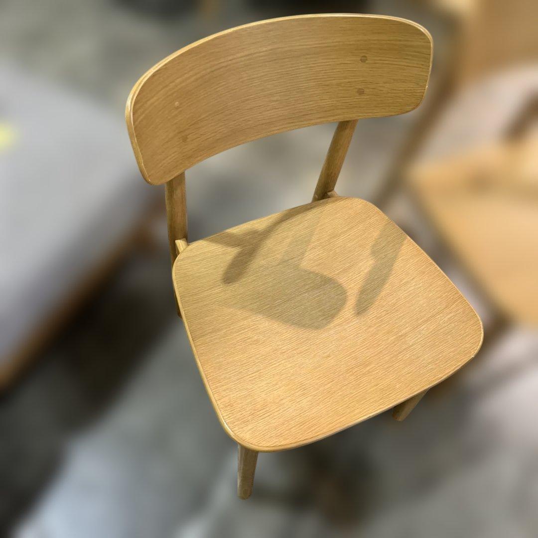 【無印良品】REAL FURNITURE◆ダイニング３点セット◇オーク材◆