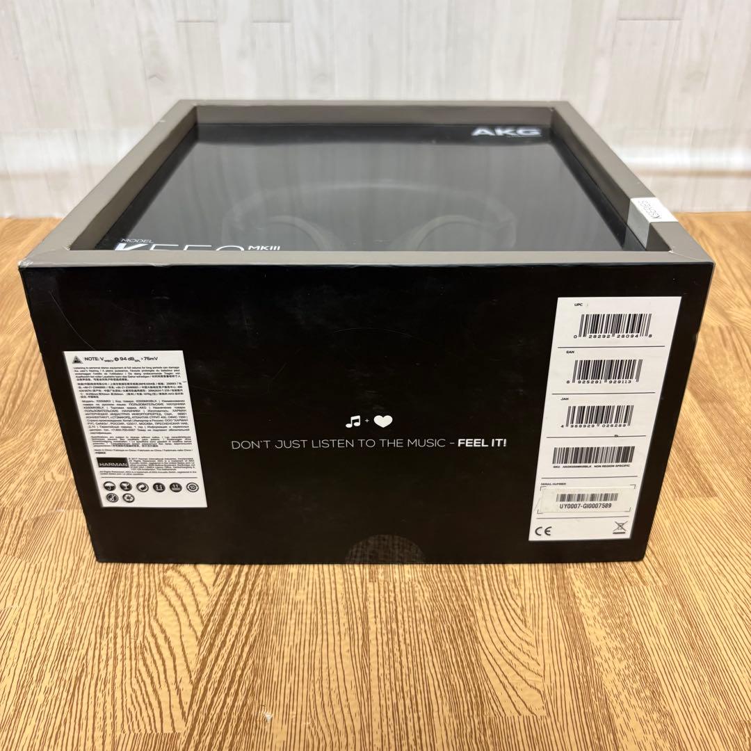 AKG K550MKⅢ ケーブル着脱式 ヘッドホン 密閉型