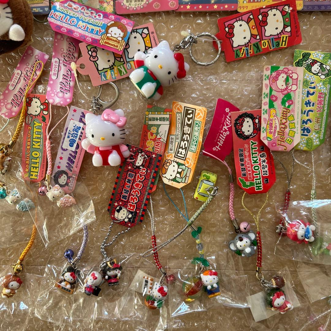 キティ　ご当地　日焼け　マスコット　キーホルダー　根付け　まとめ売り　レア